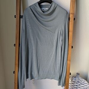 Vince Women's Gray Long Sleeve Blouse - Size M